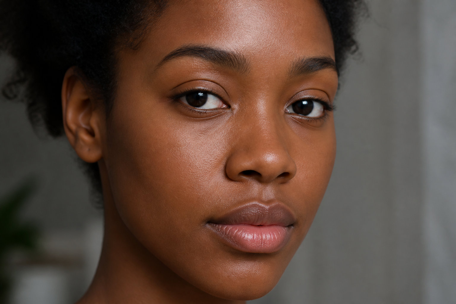 3 effets concrets sur la brillance et les imperfections